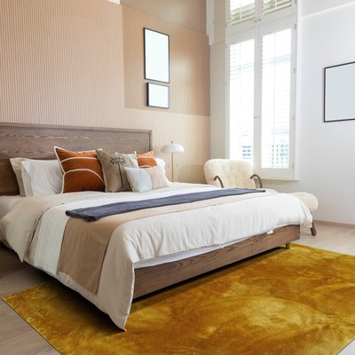 Tapis uni  en polyester THE DECO FACTORY