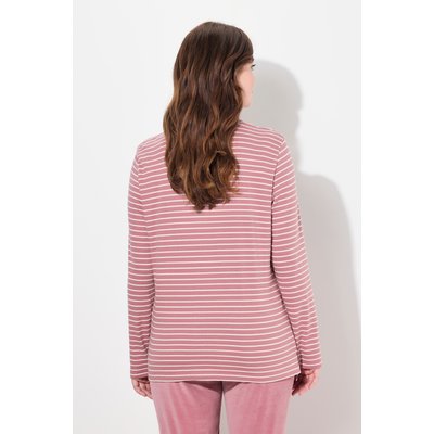 T-shirt côtelé coupe Slim. Col roulé ULLA POPKEN