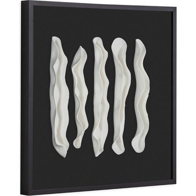 Tableau mural en relief, Bois et argile RECOLLECTION