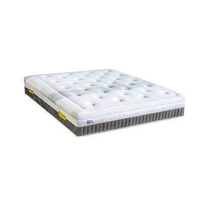 Ensemble Matelas Mémoire de forme + Sommier Bois DELPHES OLYMPE LITERIE
