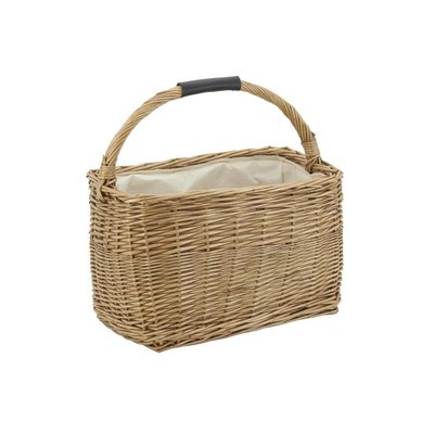 Panier rectangulaire en osier et coton AUBRY GASPARD