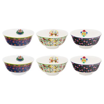 Lot de 6 grands bols, MUCHACHA ARTIME