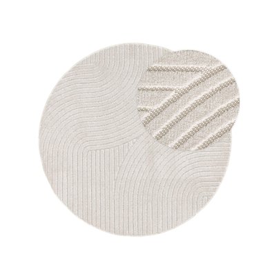 Tapis d'extérieur & intérieur rond MARS BENUTA 