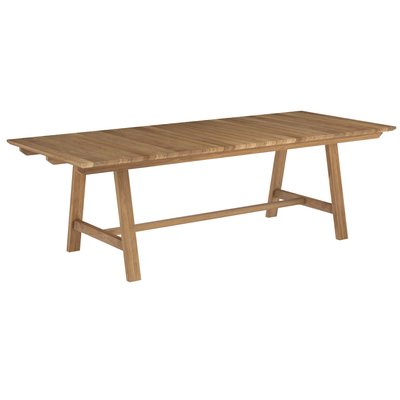 Table de jardin 240 cm en bois de teck massif - BUDI RENDEZ-VOUS DÉCO