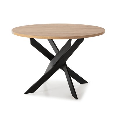 Table ronde avec pieds en métal L120 cm - THER CALICOSY