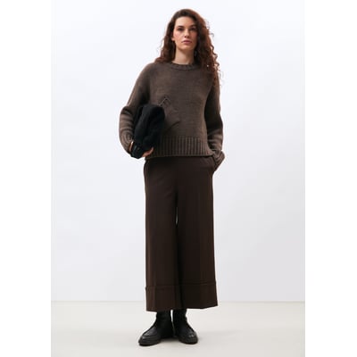 Pantalon large 7/8ème en milano HUMILITY