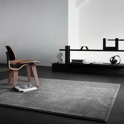 Tapis salon uni poil ras , LOTTA WECON HOME