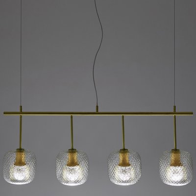 Suspension ligne 4 globes, Mistinguett AM.PM