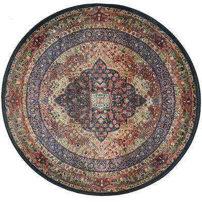 Tapis tissé au design oriental dans des couleurs chaudes - Gabiro THEKO