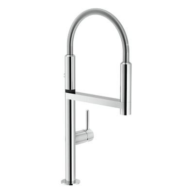 Mitigeur D'évier Avec Douchette Orientable Move Laiton Chromé NOBILI