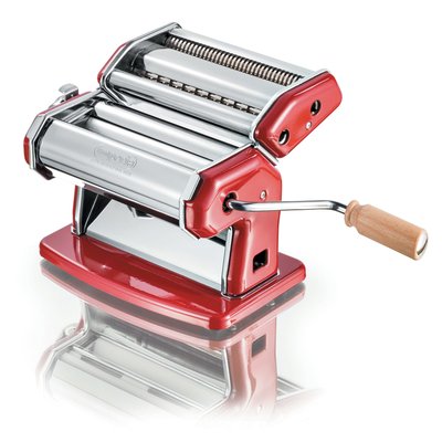 Machine à pâtes manuelle La Rossa en acier rouge IMPERIA IMPERIA