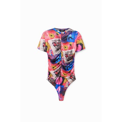 Body froncé collage DESIGUAL