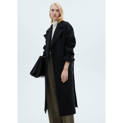 Manteau laine Manteco maxi revers MANGO