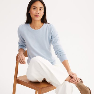 Pull col rond en fine maille au toucher très doux ANNE WEYBURN