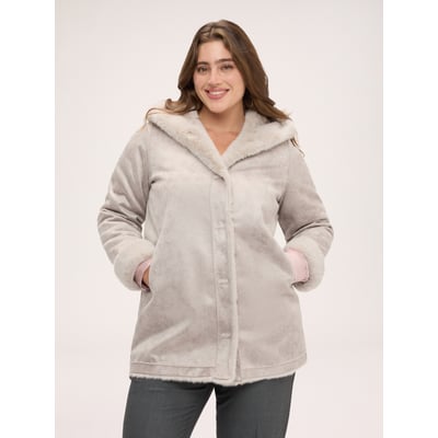 Manteau soft touch réversible FIORELLA RUBINO