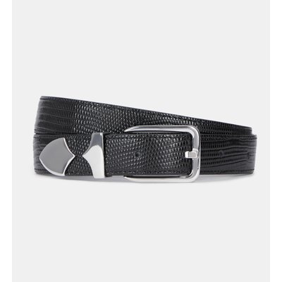 Ceinture en cuir effet crocodile THE KOOPLES