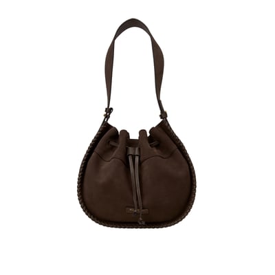Sac à bandoulière en cuir velours doux MARC O'POLO