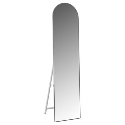 MIROIR SUR PIED JOELY HM9578.40 CADRE EN ALUMINIUM COULEUR ARGENT 40x31x160Hcm. STELLAMEUBLES