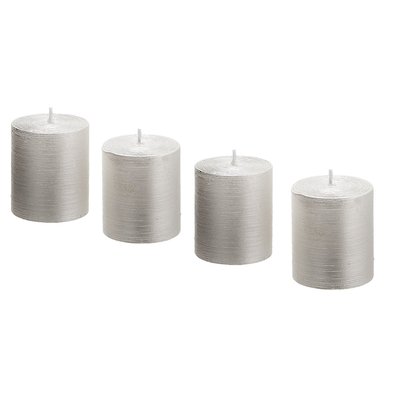 Set de 4 bougies cylindriques H5 SIA DECO
