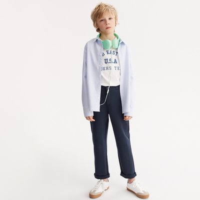 Pantalon de jogging en molleton piqué LA REDOUTE COLLECTIONS