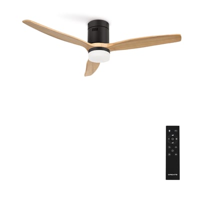 Ventilateur de plafond avec pales techniques en ABS avec lumière et télécommande WIND CALM CREATE