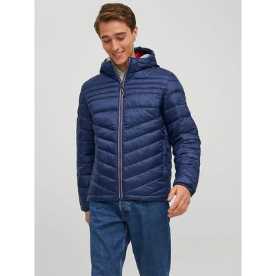 Куртка стеганая легкая с капюшоном Hero JACK & JONES