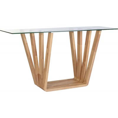 Console en noyer et verre, Moderno rebeca RECOLLECTION