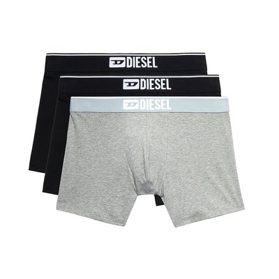 Lot de 3 boxers longs unis DIESEL