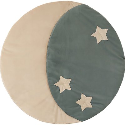 Tapis enfant en velours rond, Follow the Moon RECOLLECTION