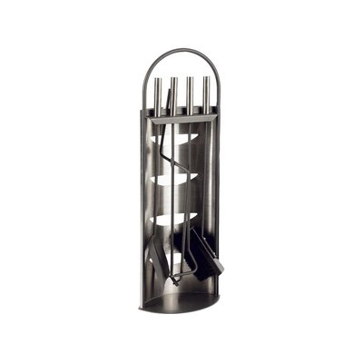 Valet de cheminée en métal 4 accessoires AUBRY GASPARD