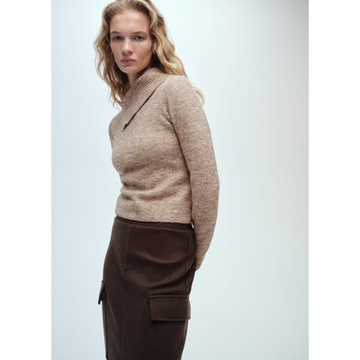 Pull-over col revers enveloppant MANGO
