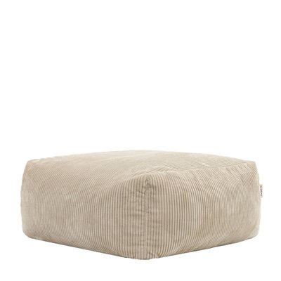 Pouf repose-pieds modulaire en velours côtelé Oeko-Tex® - ZEN ICON