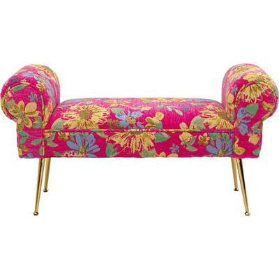 Banc 1 place imprimé fleurs, FLOWER FEVER KARE DESIGN
