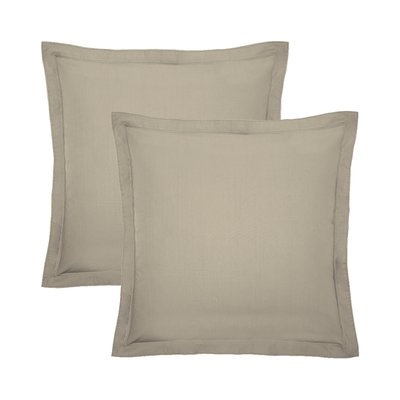 Lot de 2 taies percale de coton GARNIER-THIEBAUT