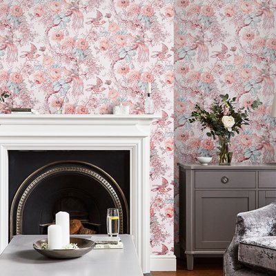 Papier peint Jardin fleuri Birtle LAURA ASHLEY