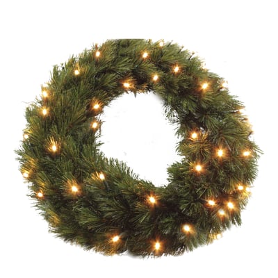 Couronne de Noël avec LED FOREST FROSTED TRIUMPH TREE