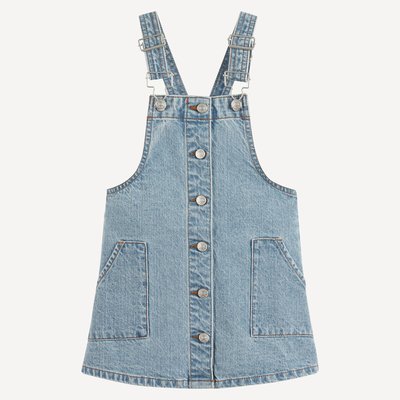 Abito salopette con bretelle in denim LA REDOUTE COLLECTIONS