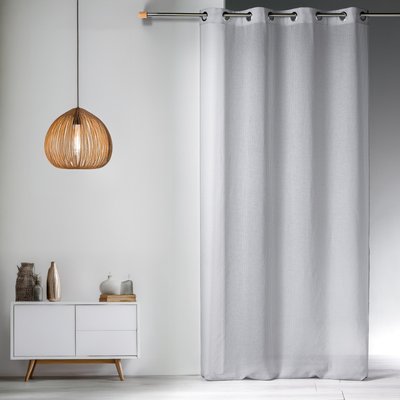 Voilage en Etamine à Imprimés "Tomettes" HOME MAISON