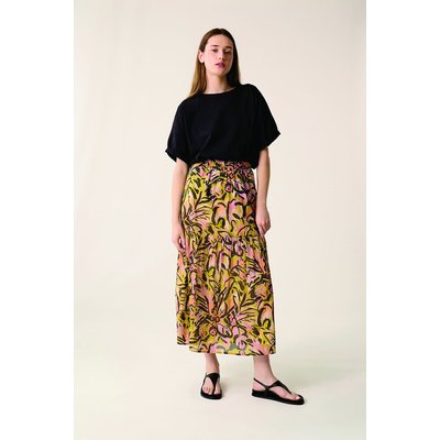 Jupe longue, imprimé tropical, SOLA DES PETITS HAUTS