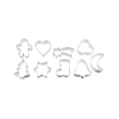Lot de 9 emporte-pièces de Noël sur cintre ZENKER