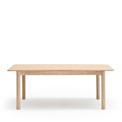 Table à manger extensible 6 à 8 personnes en bois 160-200x95cm - ATLAS TEULAT