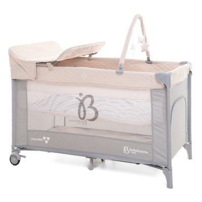 Lit parapluie bébé - lit pliant Fais dodo  avec jouets BEBELISSIMO J'AIME