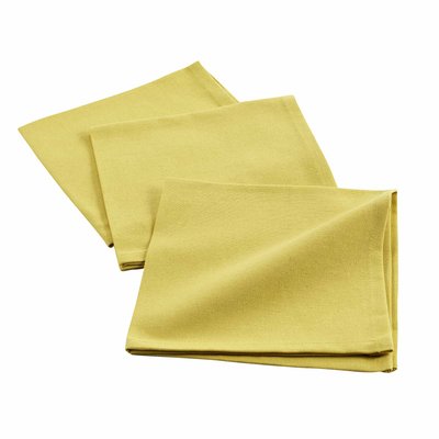 3 Serviettes de table coton Initia DOUCEUR D'INTÉRIEUR