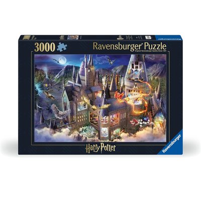 Puzzle Vue sur le château Poudlard 3000 Pcs RAVENSBURGER