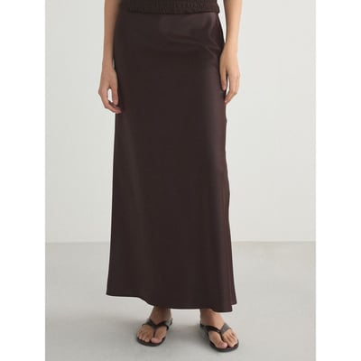 Jupe mi-longue en satin NEXT