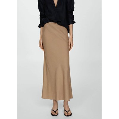 Jupe lin mango discount