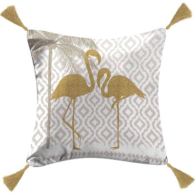 Coussin Palmier flamingo DOUCEUR D'INTÉRIEUR