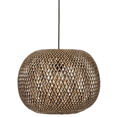 Suspension bambou tressé design ethnique SINAI ATMOSPHERA