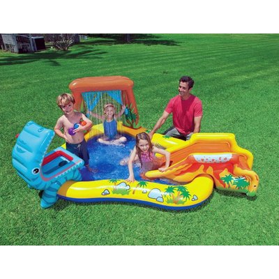 Aire de jeux gonflable enfant INTEX Jurassic INTEX