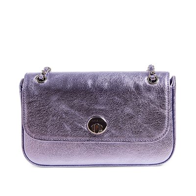 Sac à bandoulière en cuir avec chaîne MINI GRACE NAT & NIN